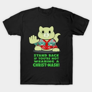 merry chritsmask cat T-Shirt